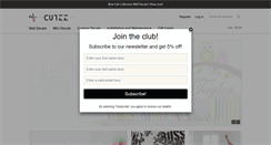 Desktop Screenshot of cutzz.com